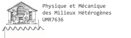 Physique et Mécanique des Milieux Hétérogènes

UMR 7636